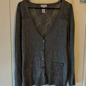 Candies Lace Cardigan